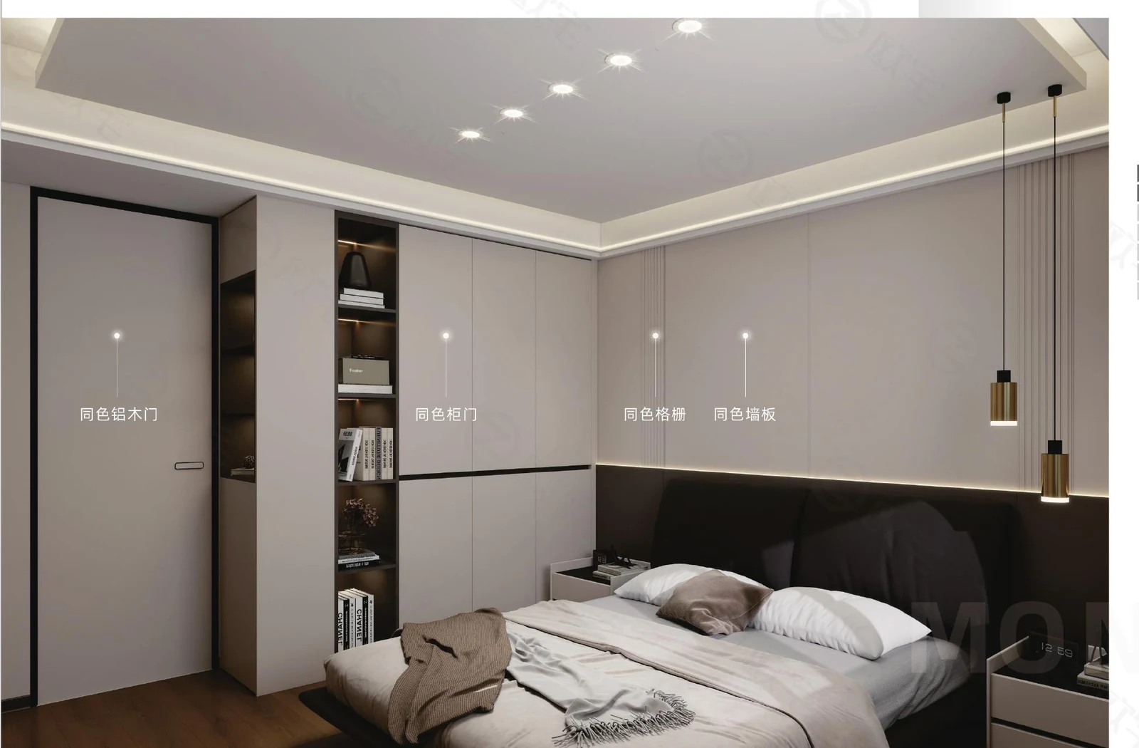 Same-color Interior Door System material presentation